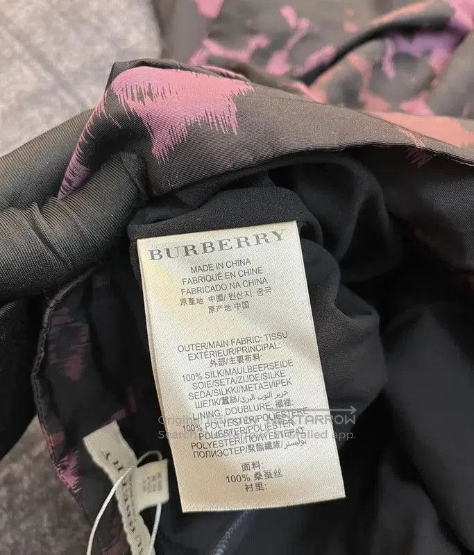 Burberry Burberry Black Camouflage Midi Skirt. Size 23" - 3 Thumbnail