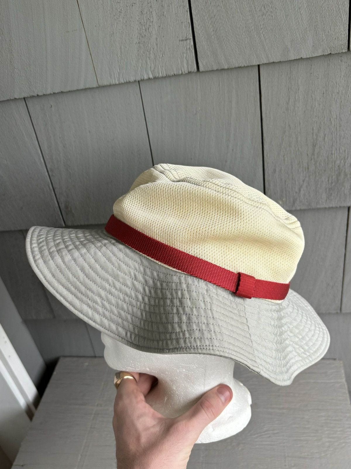 Prada × Vintage Vintage Prada Sun Hat SS 2000s Linea Rosa Y2K Bucket M Brim Size ONE SIZE - 3 Thumbnail