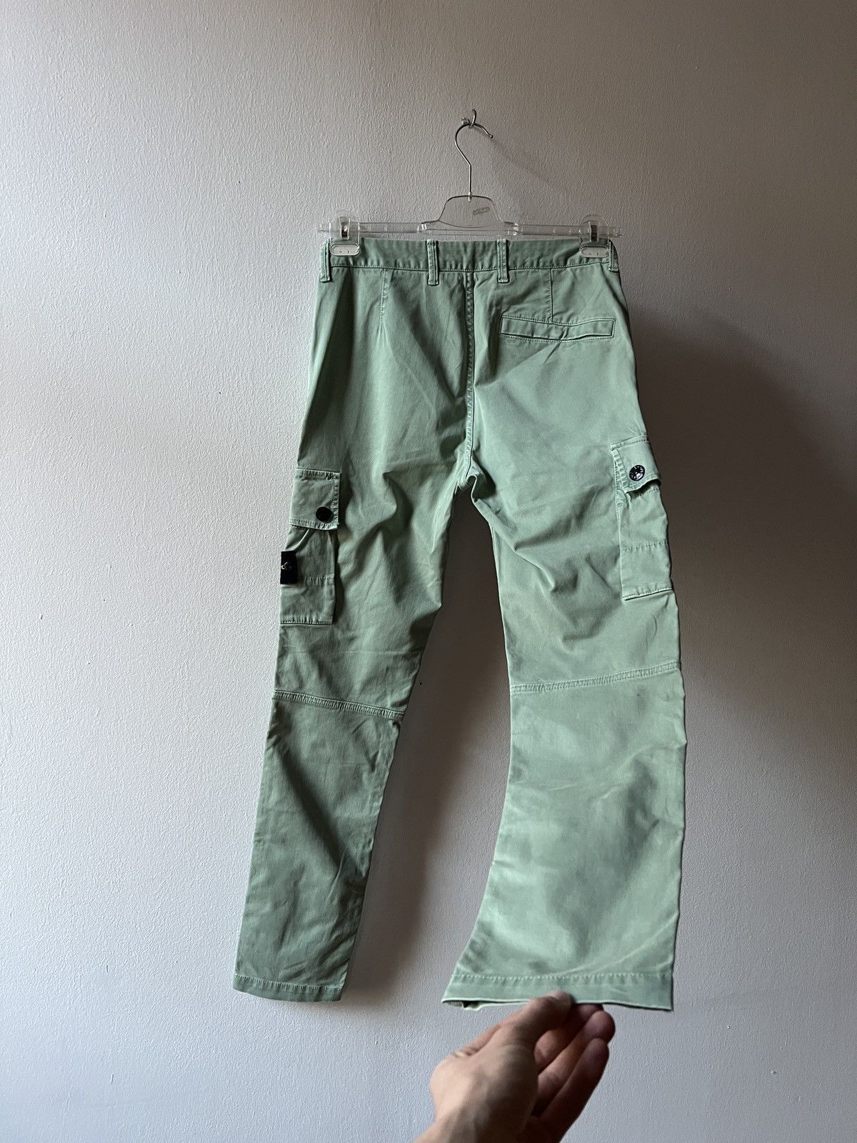 Stone Island Stone Island SL Blue Fade Out Cargo Pants Joggers Size US 30 / EU 46 - 5 Thumbnail