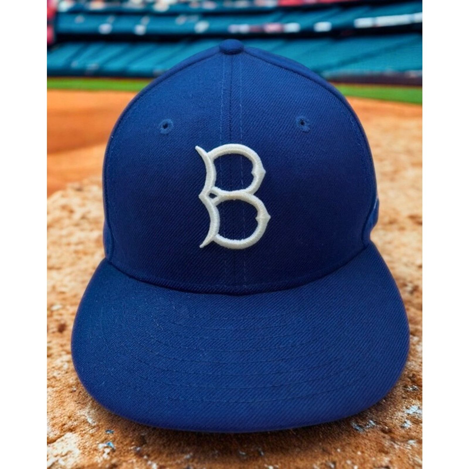 New Era Brooklyn Dodgers New Era Cooperstown Wool Fitted Hat Sz. 7 Size ONE SIZE - 2 Thumbnail