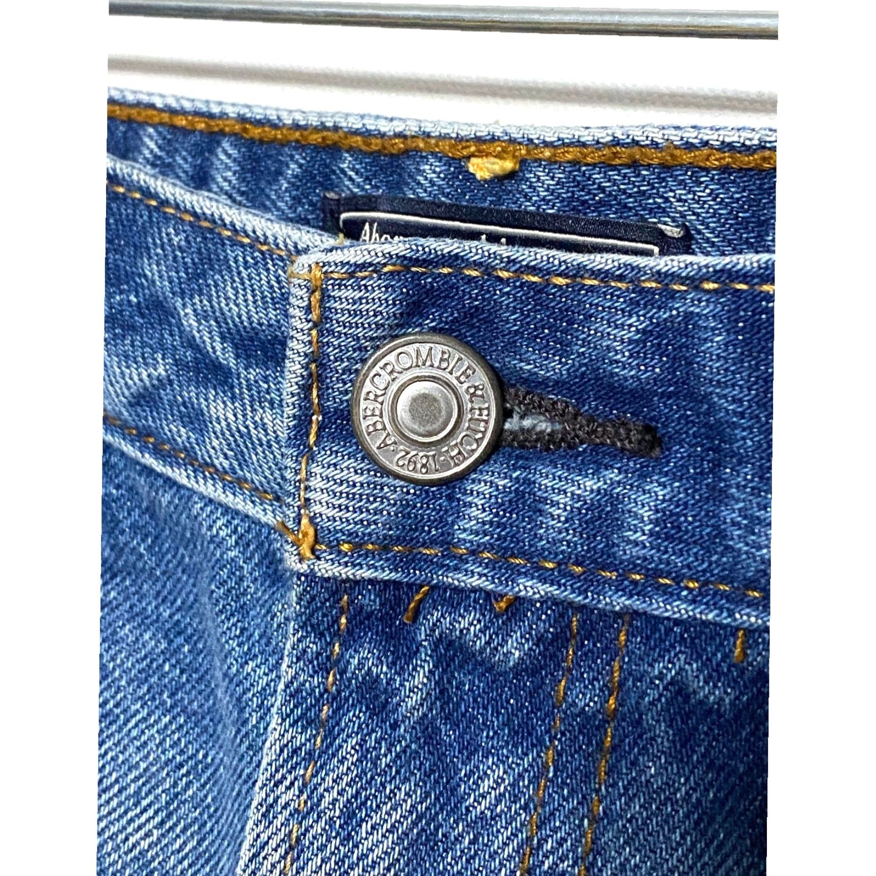 Abercrombie & Fitch Abercrombie & Fitch Annie Denim High Rise Jean Shorts 00 Cut Off Boho Summer Shorts Womens 00 Regular Blue Hippie Festival Bohemian 2.5 Inseam Size 24" / US 00 / IT 34 - 4 Thumbnail