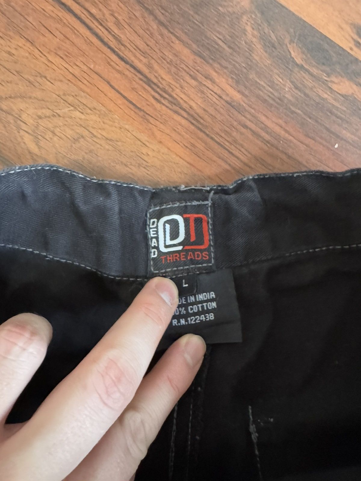 Japanese Brand Rare Dead Threads Bondage Zipper Cargo Pants Rave Techno L Size US 33 - 8 Thumbnail