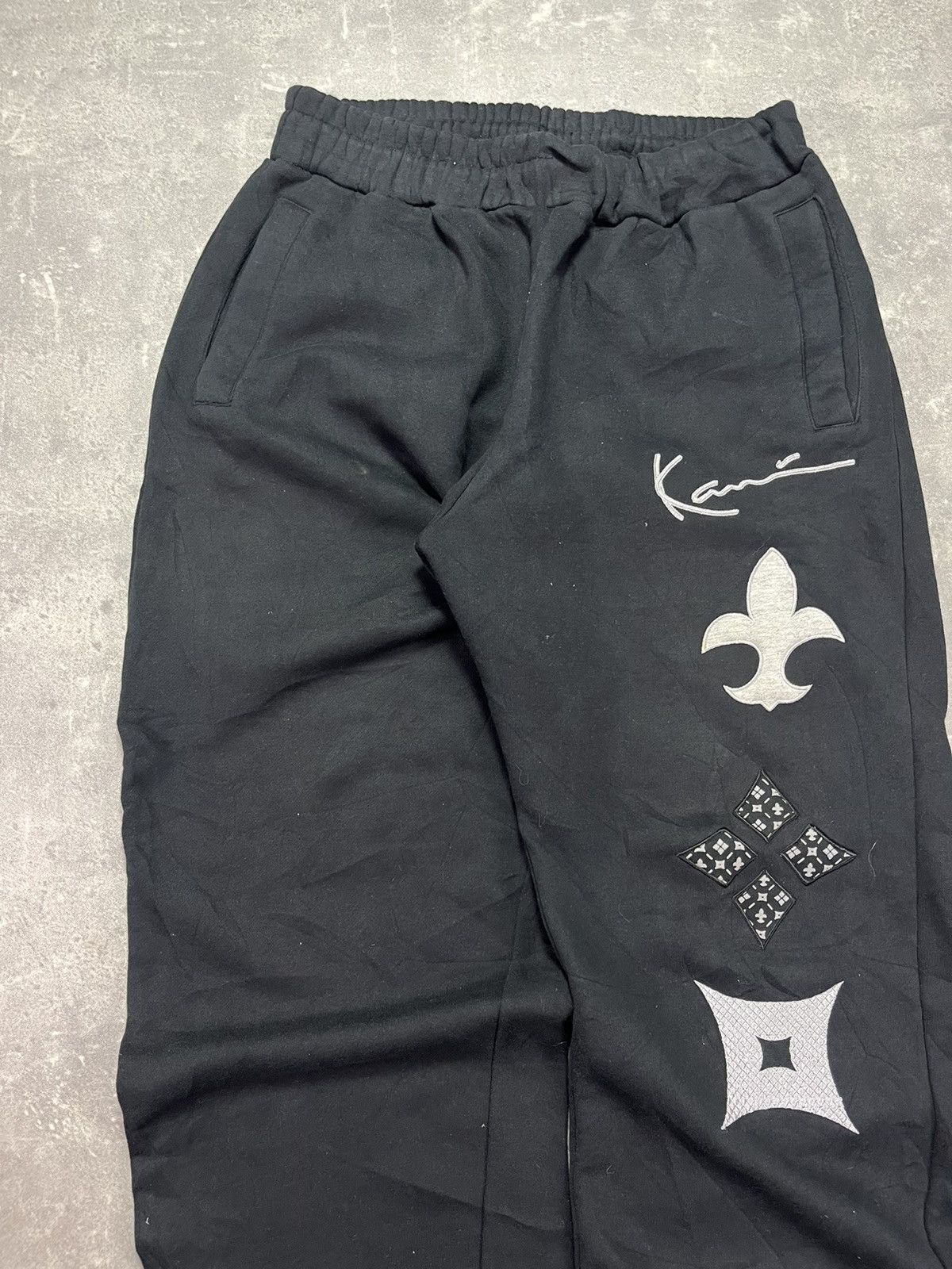Karl Kani Karl Kani Vintage Embroidered Printed Baggy Sweatpants L Size US 34 / EU 50 - 3 Thumbnail