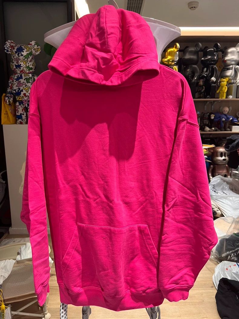Balenciaga Balenciaga Fuchsia Back Letter Hoodie Size S Size US S / EU 44-46 / 1 - 2 Thumbnail