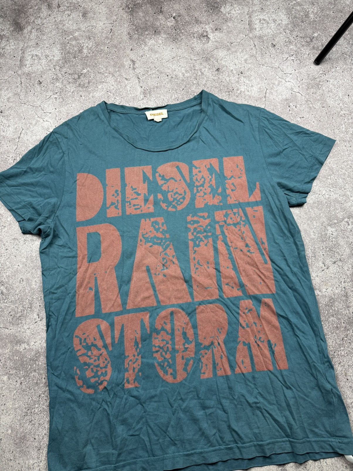 Diesel AVANT GARDE DIESEL RAINSTORM VINTAGE Y2K JAPANESSE T SHIRT Size US XL / EU 56 / 4 - 2 Thumbnail