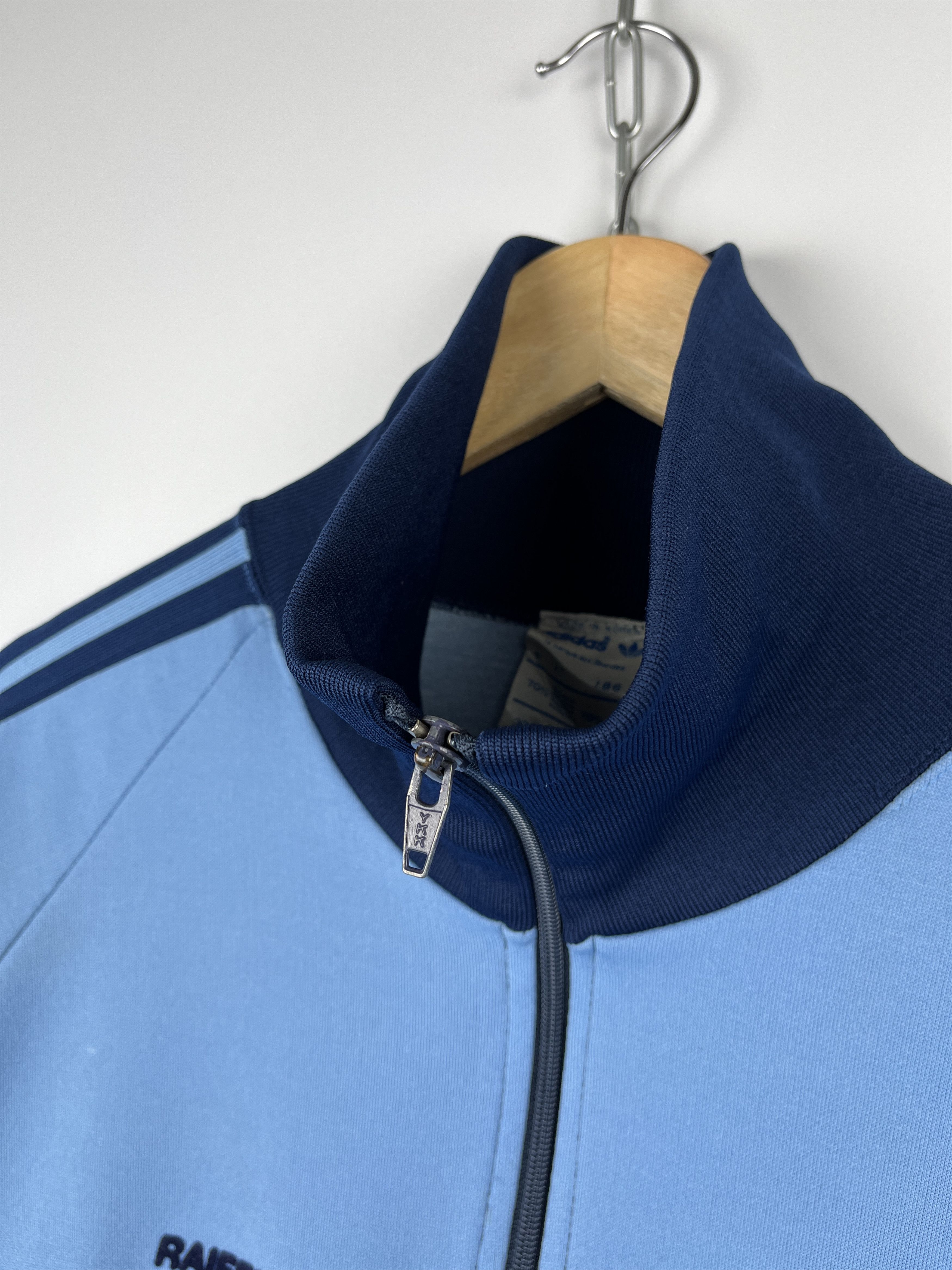 Adidas × Vintage 80's Adidas Vintage Track Jacket Tracksuit Top Made in Korea Size US L / EU 52-54 / 3 - 16 Thumbnail