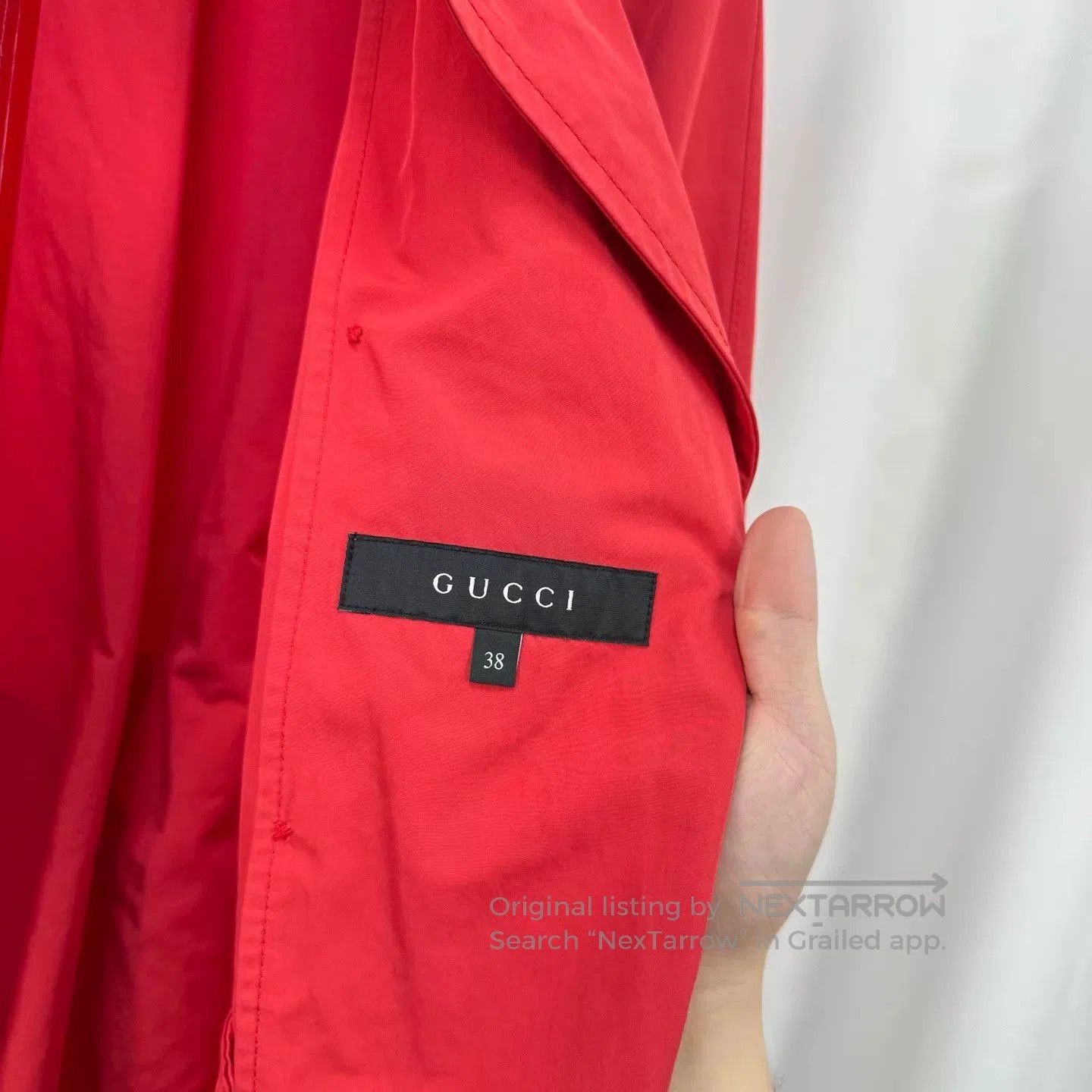 Gucci red gucci trench coat size 38. Size S / US 4 / IT 40 - 6 Thumbnail