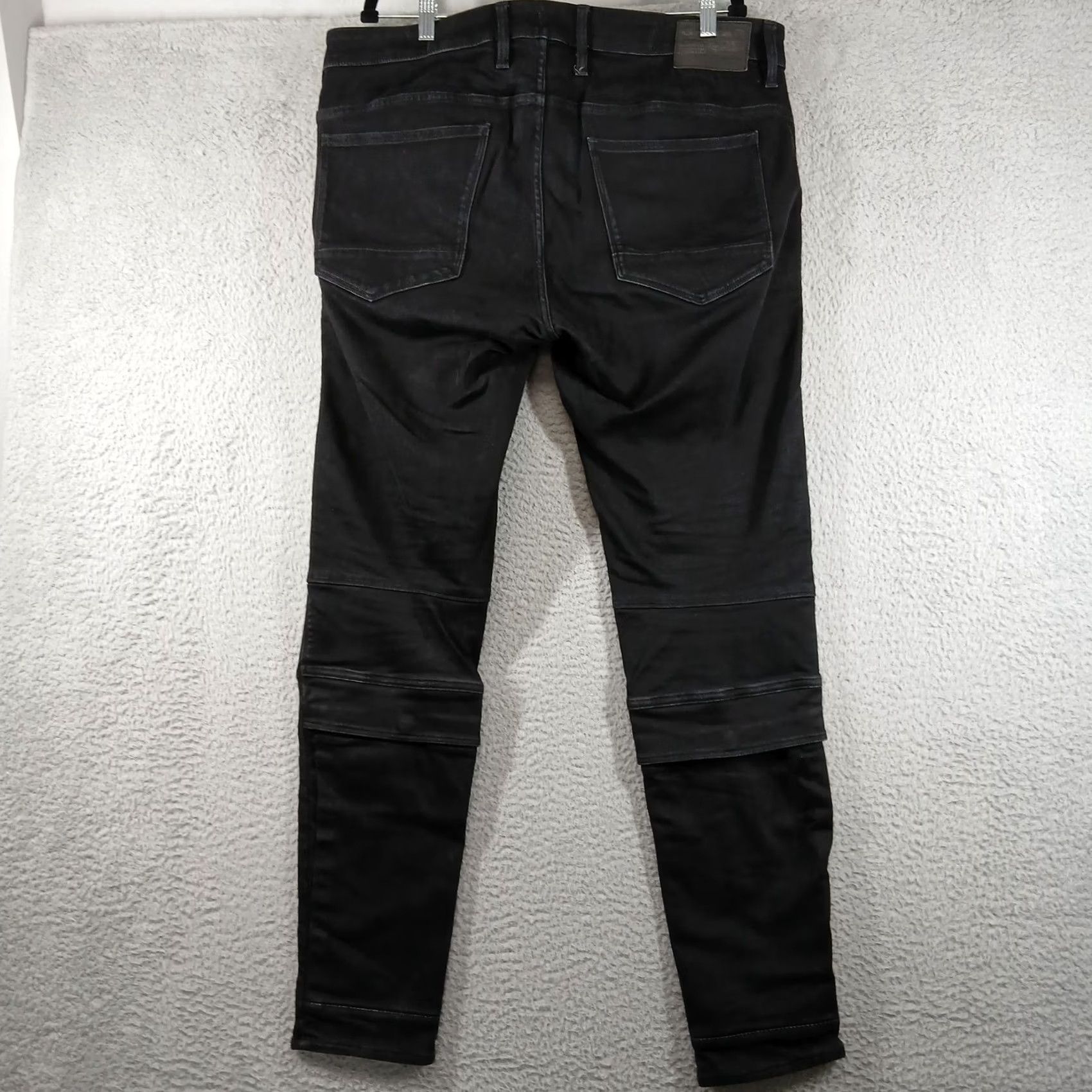Vintage G-Star RAW Airblaze 3D Skinny Jeans 38x34 Black Size US 38 / EU 54 - 3 Thumbnail