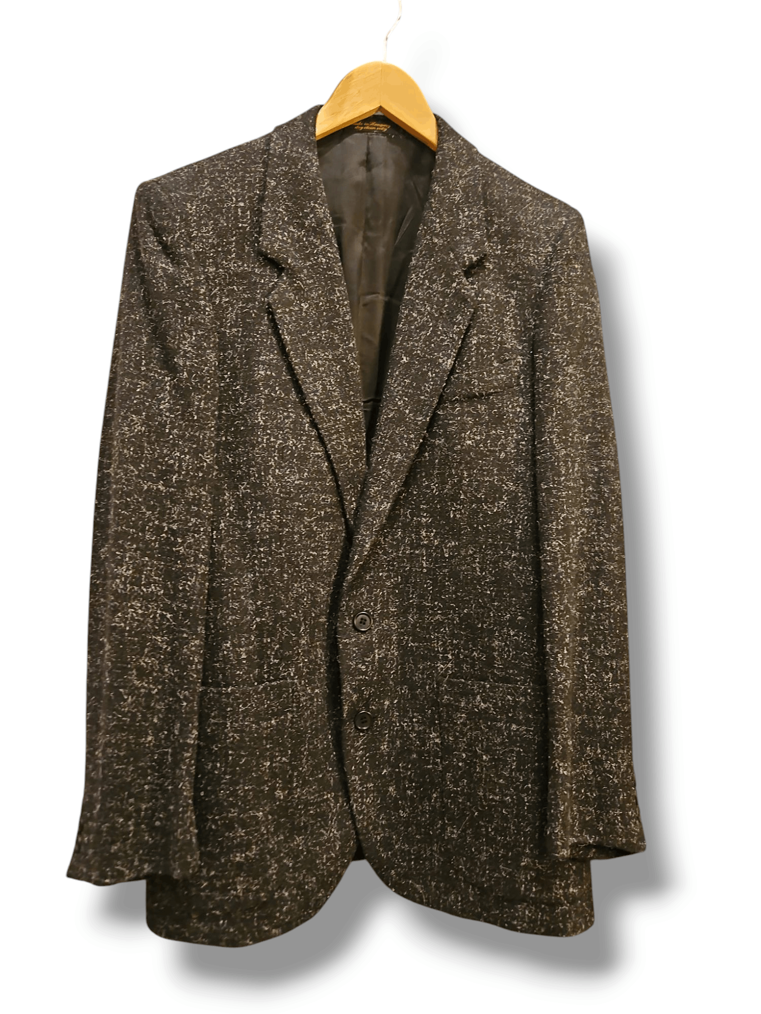 Black with Gray Flecks- Blazer Sz. 40 R Von Furstenberg