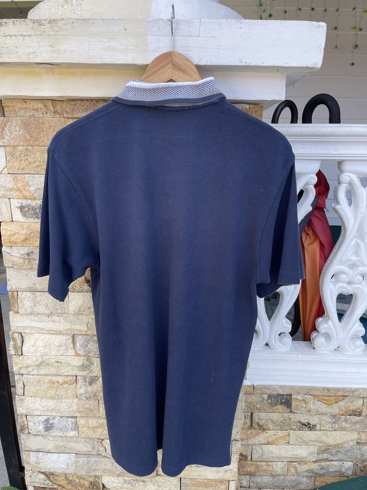 Burberry × Vintage Last Drop🔥Rare🔥Vintage BURBERRYS Polo Shirt Size US M / EU 48-50 / 2 - 4 Thumbnail