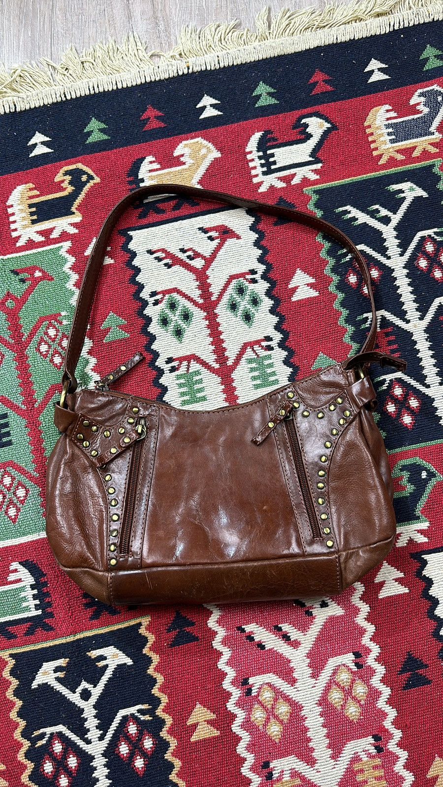 Hysteric Glamour × Vintage Vintage Avantgarde Leather Bag Size ONE SIZE - 1 Thumbnail