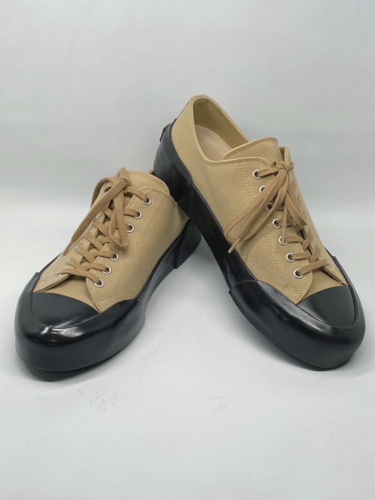 Jil Sander Jil Sander Canvas Low-Top Sneakers size 41/us size 8 Size US 8 / EU 41 - 10 Thumbnail