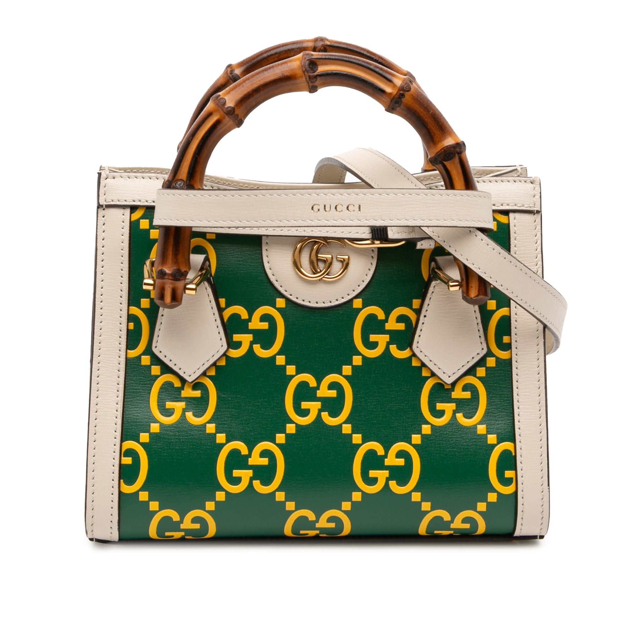 Gucci Mini Leather Bamboo GG Diana Satchel Size ONE SIZE - 1 Thumbnail