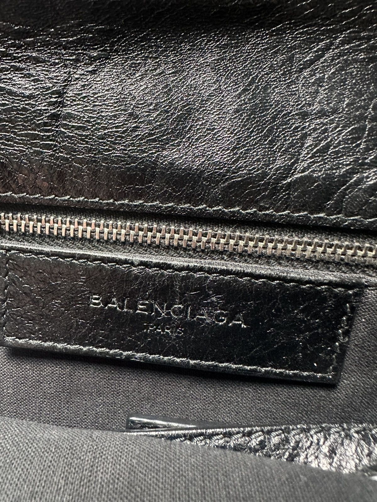 Balenciaga balenciaga black leather clutch bag envelope lambskin Size ONE SIZE - 6 Thumbnail