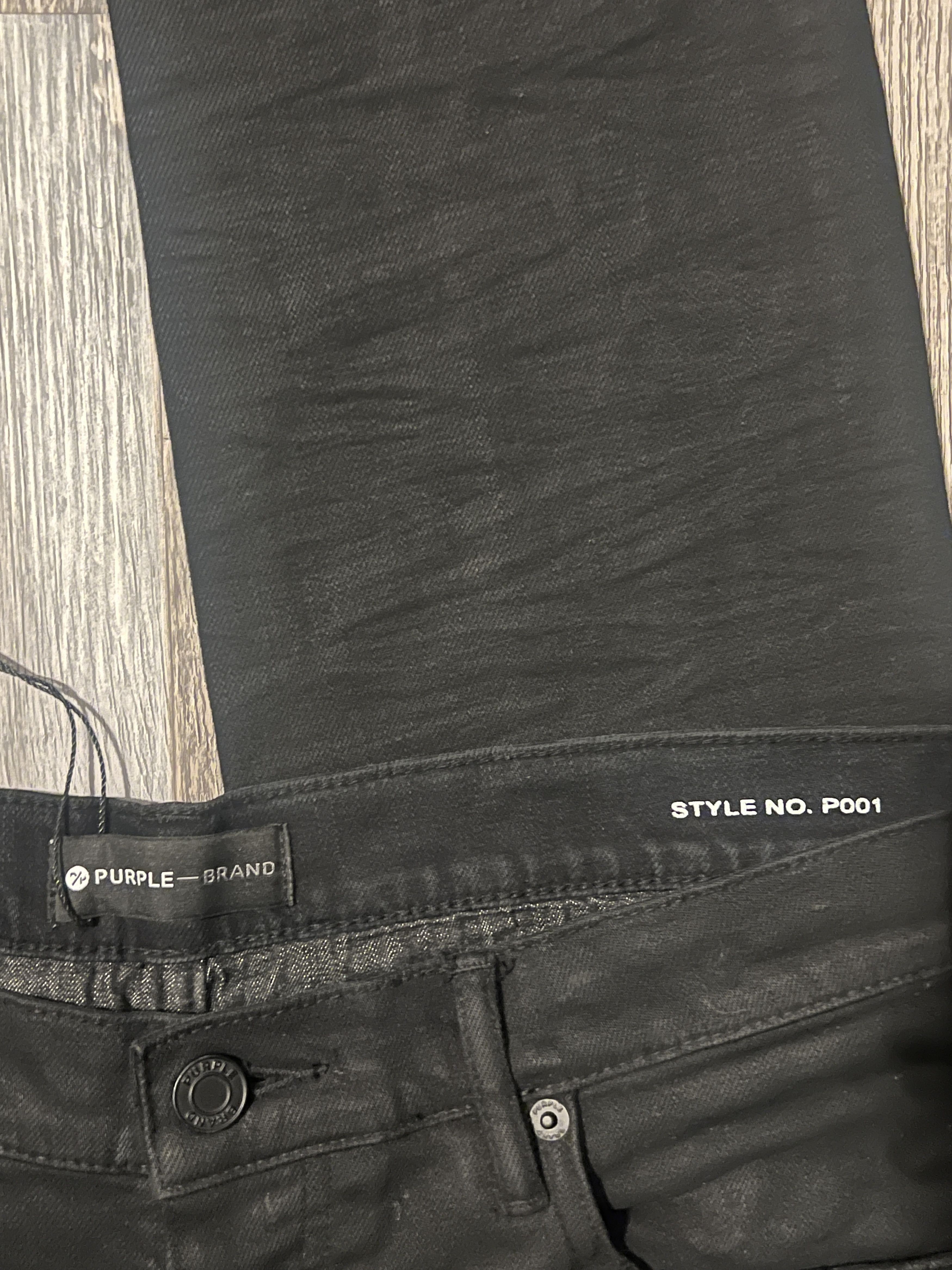 Purple Brand Purple Brand Slim Fit Black Jeans Size US 34 / EU 50 - 7 Thumbnail