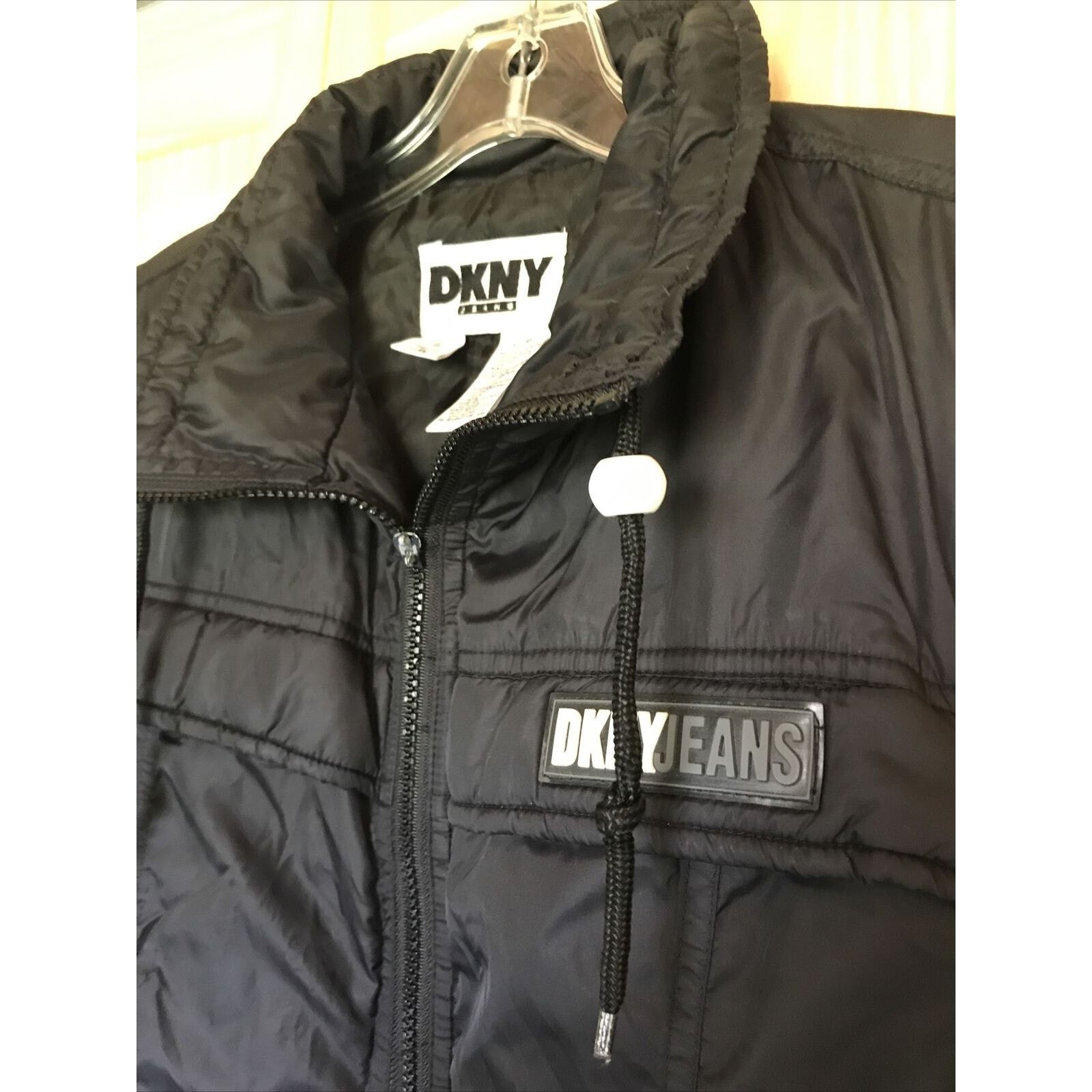DKNY DKNY VTG Women’s S Black Down Insulated Full Zip Puffer Vest Size S / US 4 / IT 40 - 9 Thumbnail