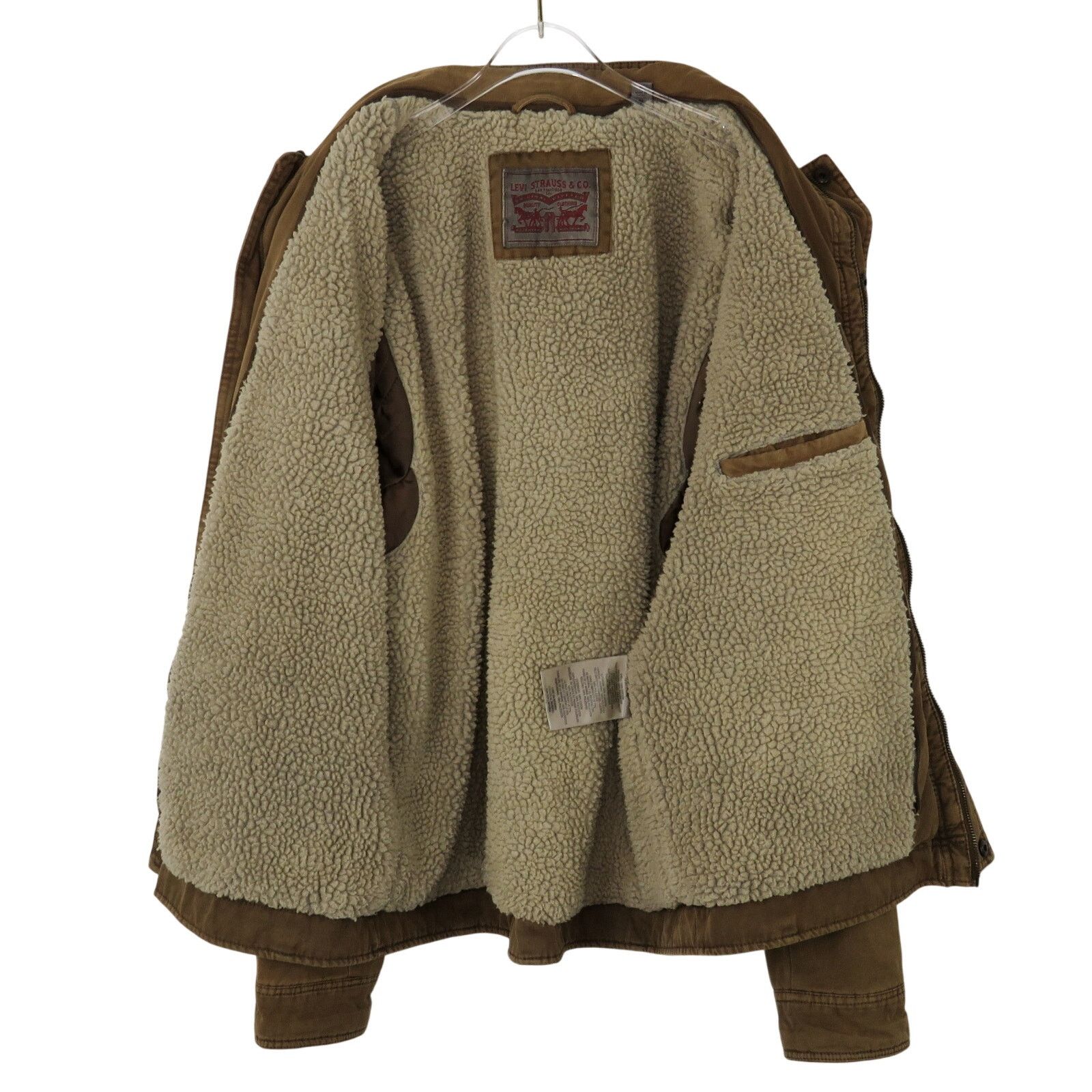 Levi's Levi's Brown Sherpa Lined Trucker Utility Jacket Large Size US L / EU 52-54 / 3 - 5 Thumbnail