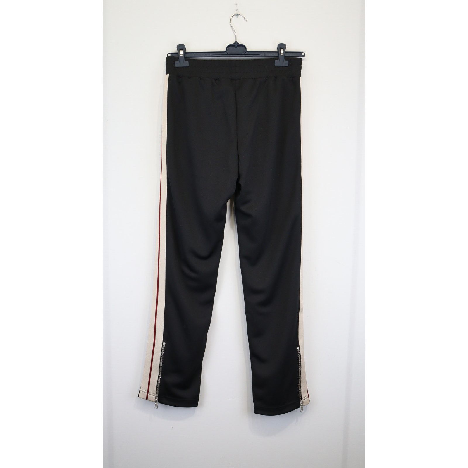 Palm Angels o1rshd1 EC Rose Track Pants in Black/Red Size US 32 / EU 48 - 2 Thumbnail