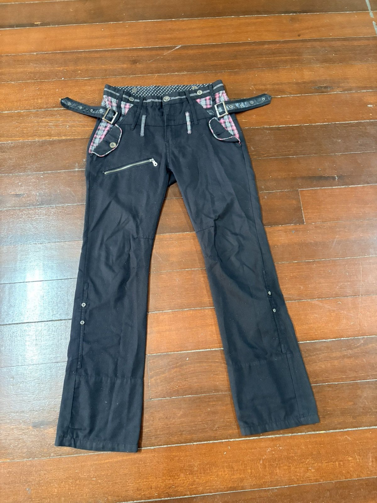 If Six Was Nine Double Focus Japan Asymmetrical Double Waist punk Size US 32 / EU 48 - 9 Thumbnail