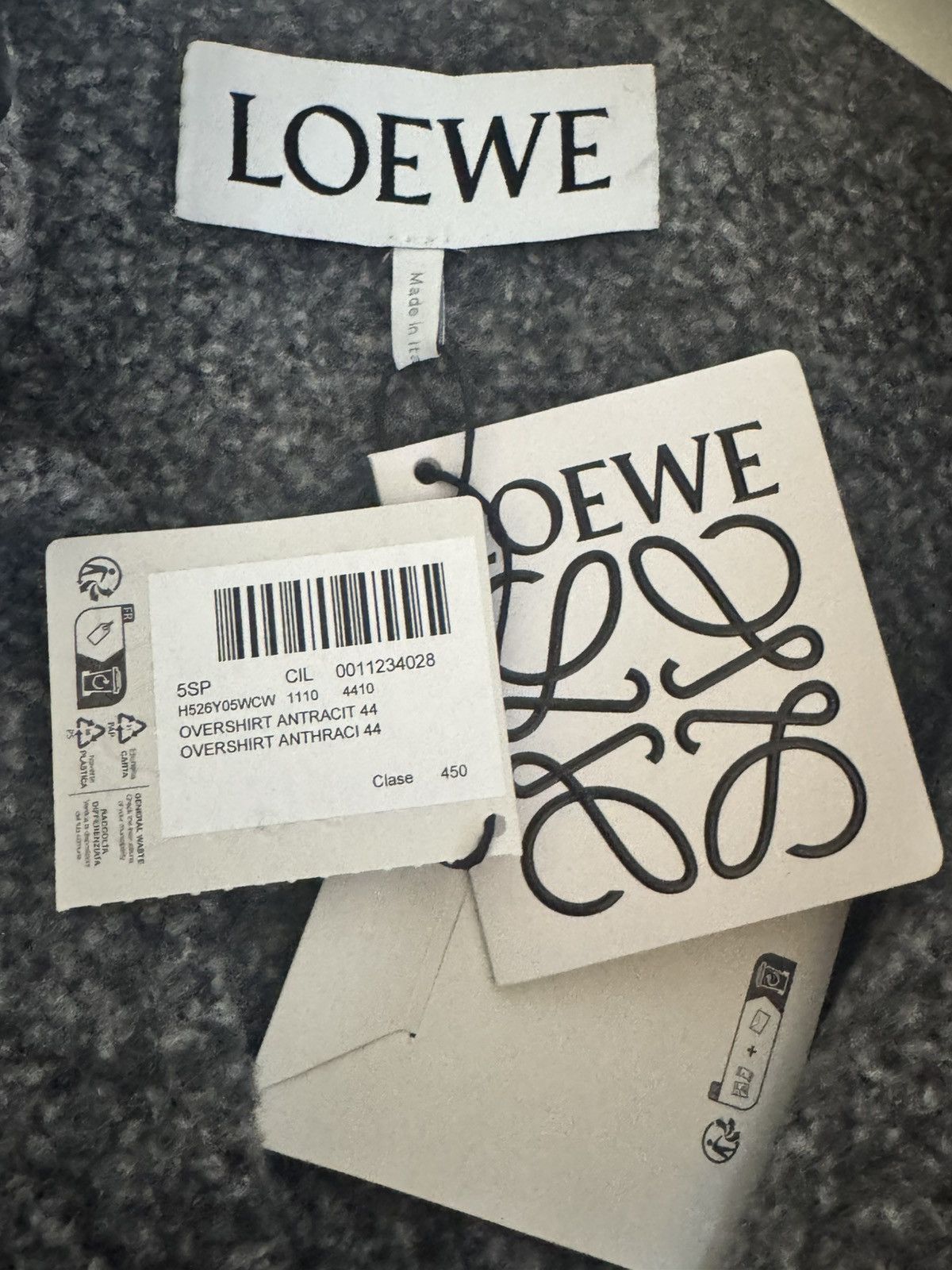 Loewe Loewe Overshirt in wool and cashmere blend Size US S / EU 44-46 / 1 - 8 Thumbnail