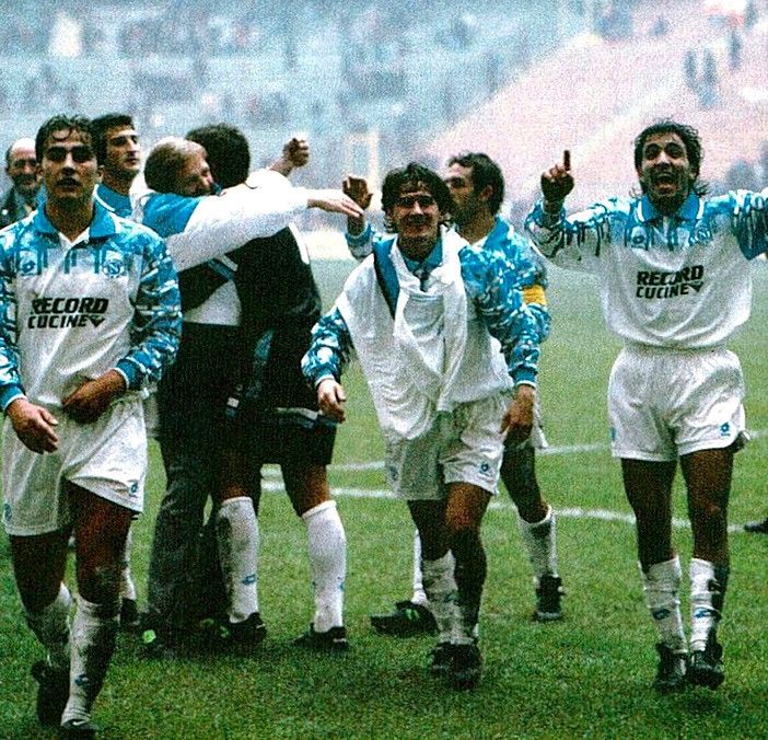 Lotto Sport × Vintage 94/95 SSC Napoli Away Shirt Size US L / EU 52-54 / 3 - 14 Thumbnail