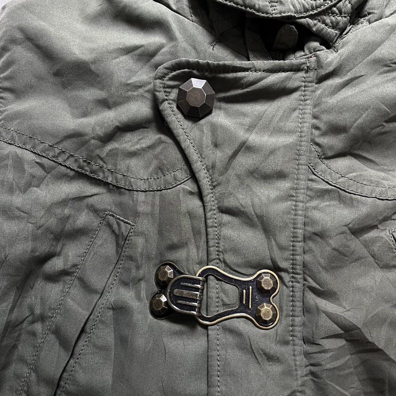 If Six Was Nine × Japanese Brand × Le Grande Bleu (L.G.B.) SLY Product Fur Parka Cargo Jacket Size US S / EU 44-46 / 1 - 4 Thumbnail