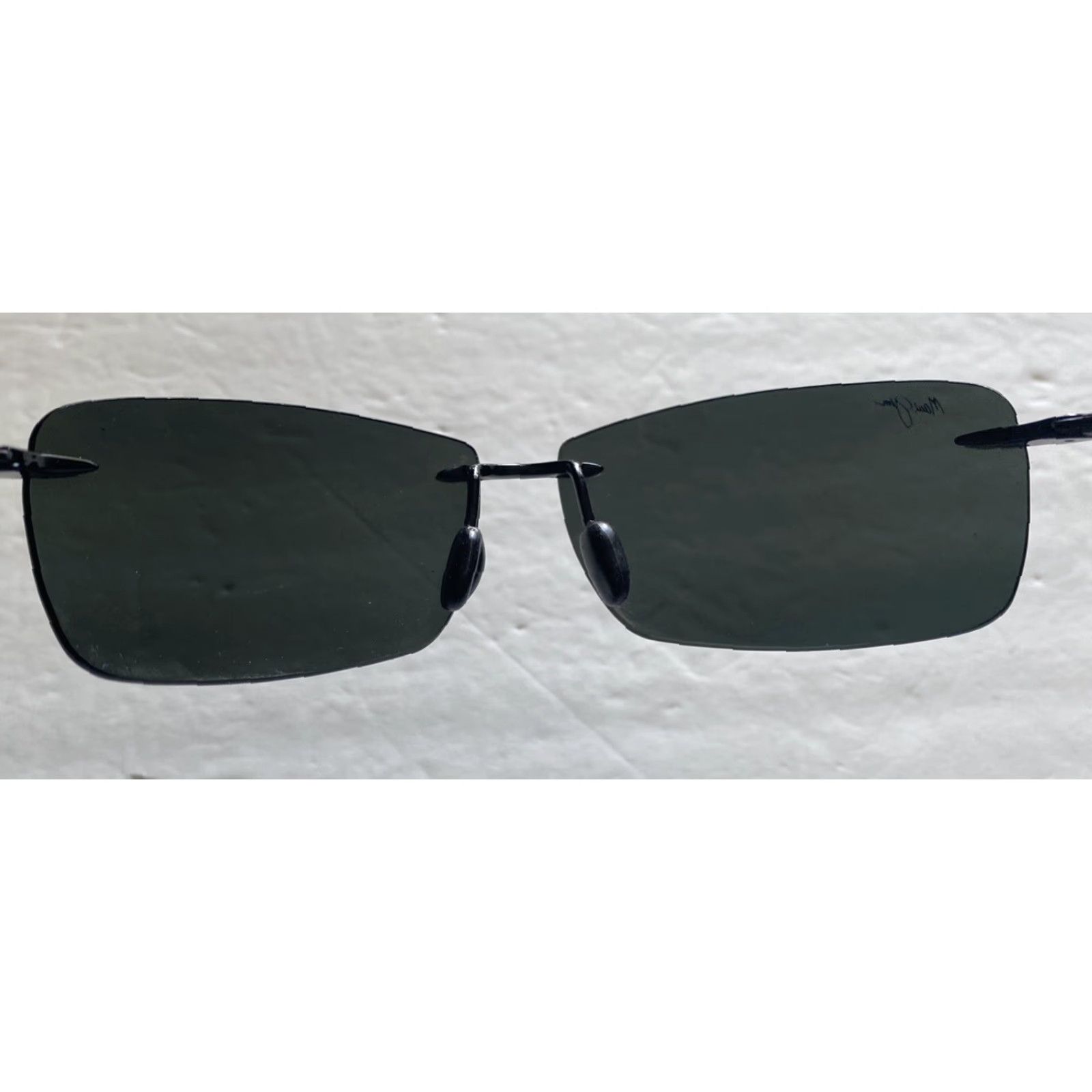Maui Jim VINTAGE Maui Jim MJ Sport Sunglasses MJ-423-02 With Case Made In Japan Unisex Adults Black Sports 90s Mens Womens Size ONE SIZE - 3 Thumbnail