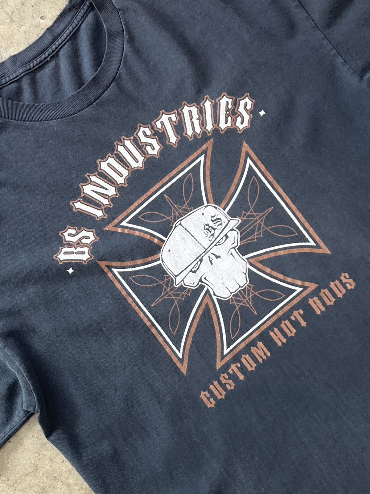 West Coast Choppers Vintage Choppers BS Industries Motorcycle Skull Tee XL Size US XL / EU 56 / 4 - 1 Thumbnail
