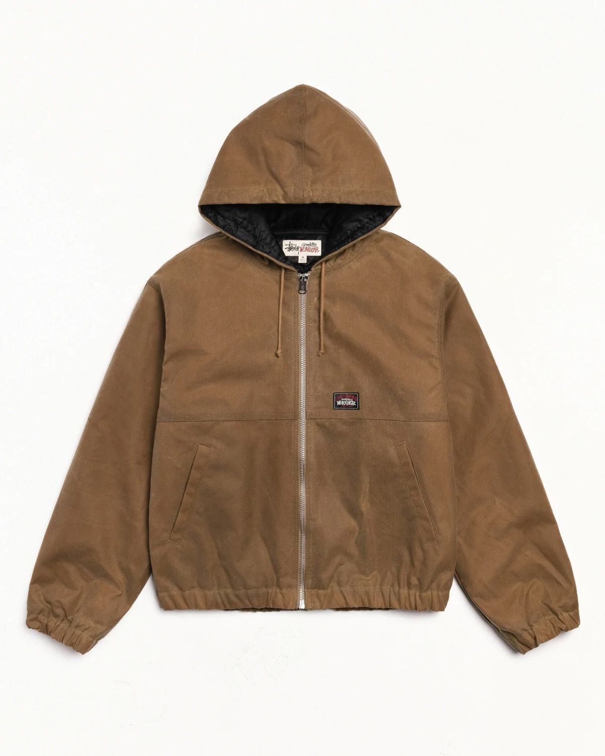 Stussy Stussy Waxed Cotton Work Jacket Size XL (Khaki) Size US XL / EU 56 / 4 - 1 Thumbnail