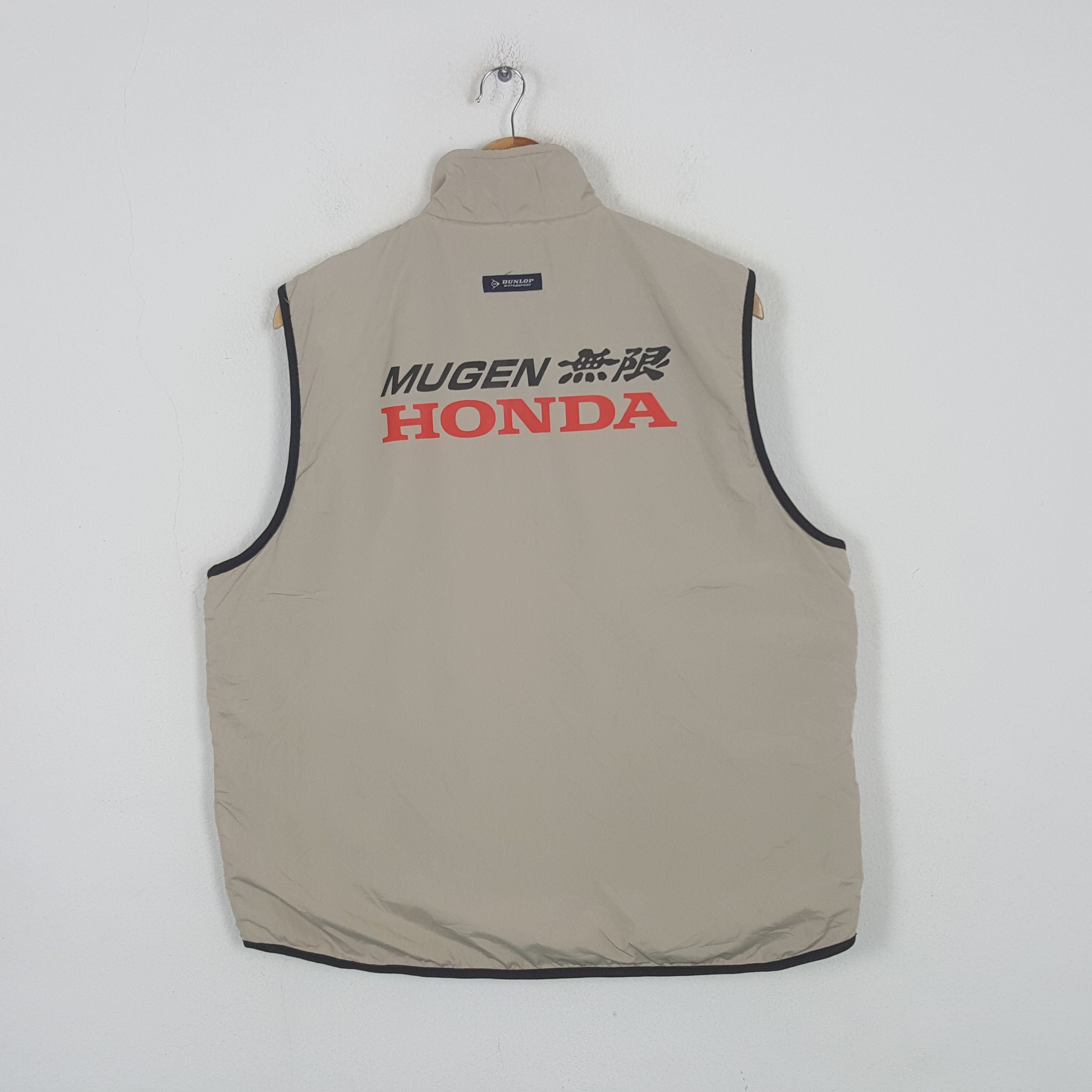 Dunlop Vintage Mugen Honda X Dunlop Racing Team Vest Jacket RR13 Size US L / EU 52-54 / 3 - 1 Thumbnail