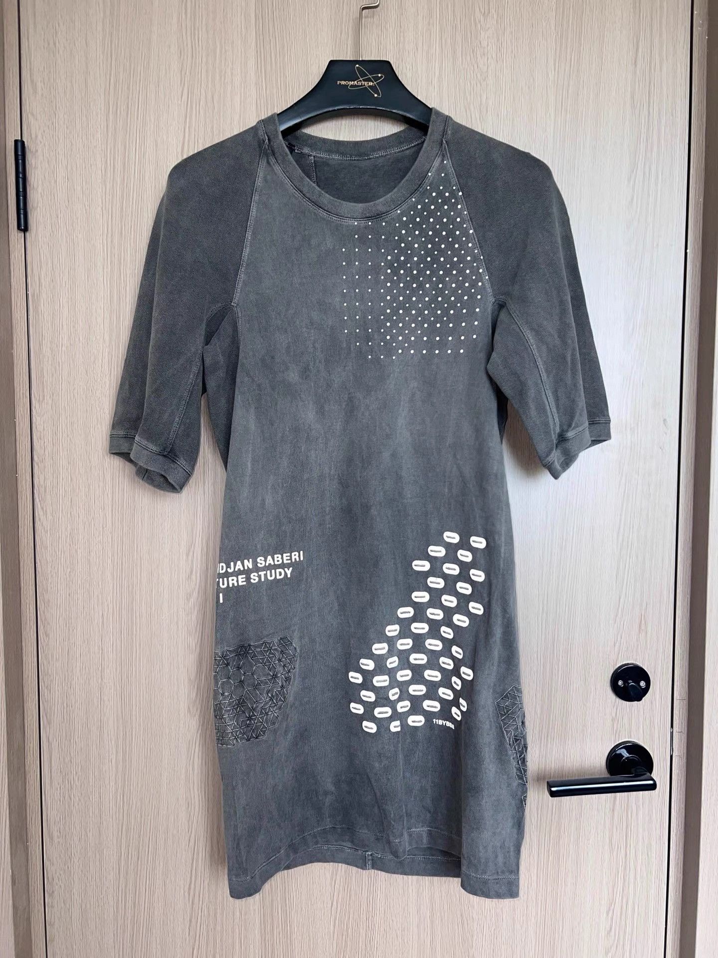 11 By Boris Bidjan Saberi 11by BBS Faded Cotton 3M T-Shirt K35 Size XXS / US 00 / IT 34 - 2 Thumbnail