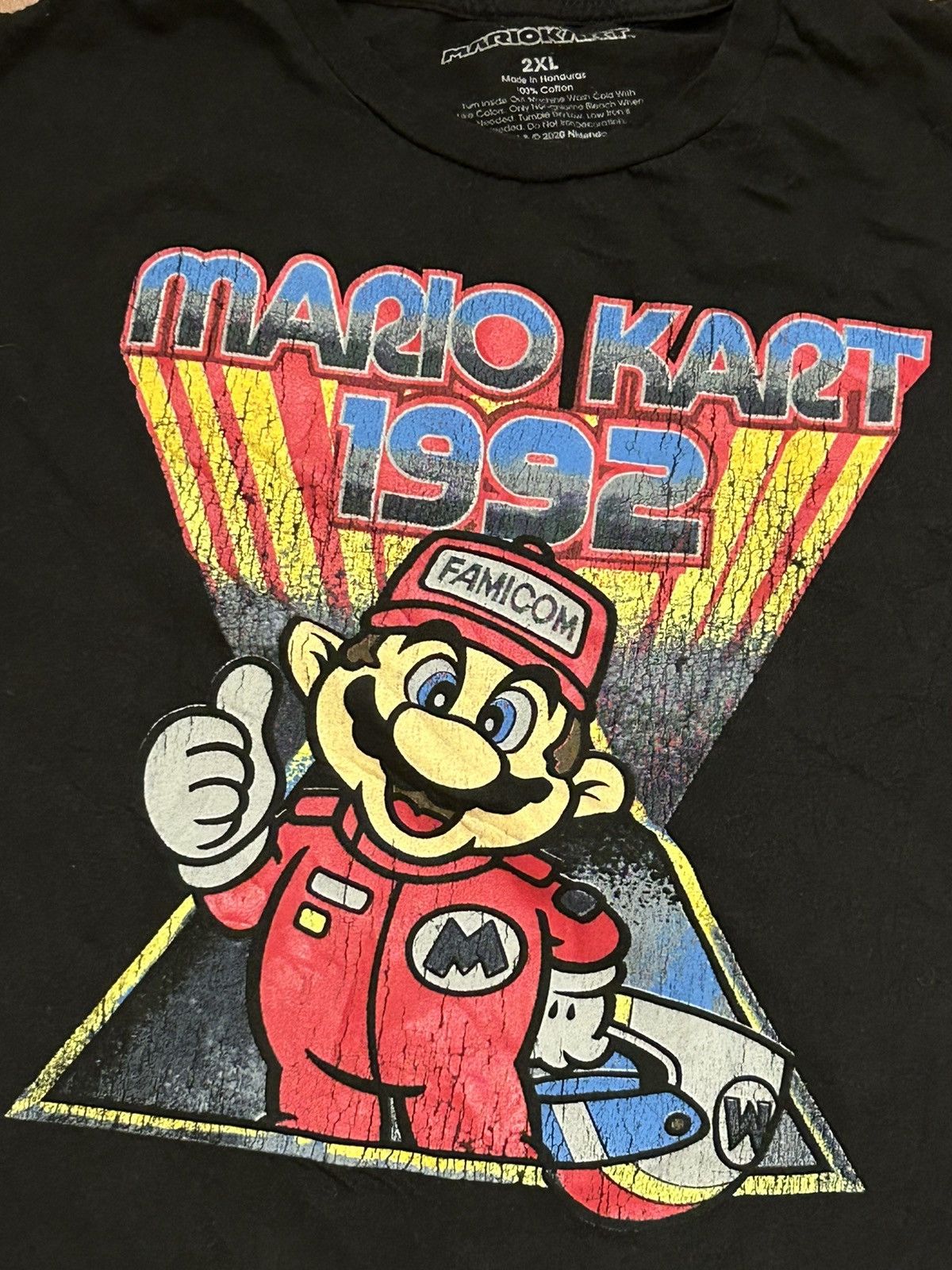 Nintendo × Vintage Vintage Video Game Graphic Tshirt Size US L / EU 52-54 / 3 - 3 Thumbnail