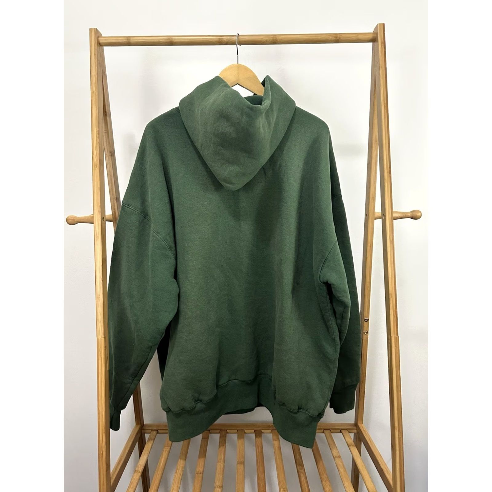 Russell Athletic VTG 80s Russell Athletic Hoodie XL/XXL Green Pullover Baggy Vintage Sweatshirt Mens Size US XXL / EU 58 / 5 - 2 Thumbnail