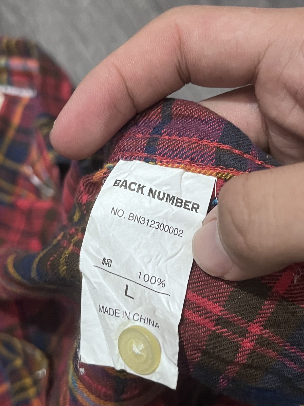 Hysteric Glamour Back Number Women Flannel Shirt Size L / US 10 / IT 46 - 14 Thumbnail