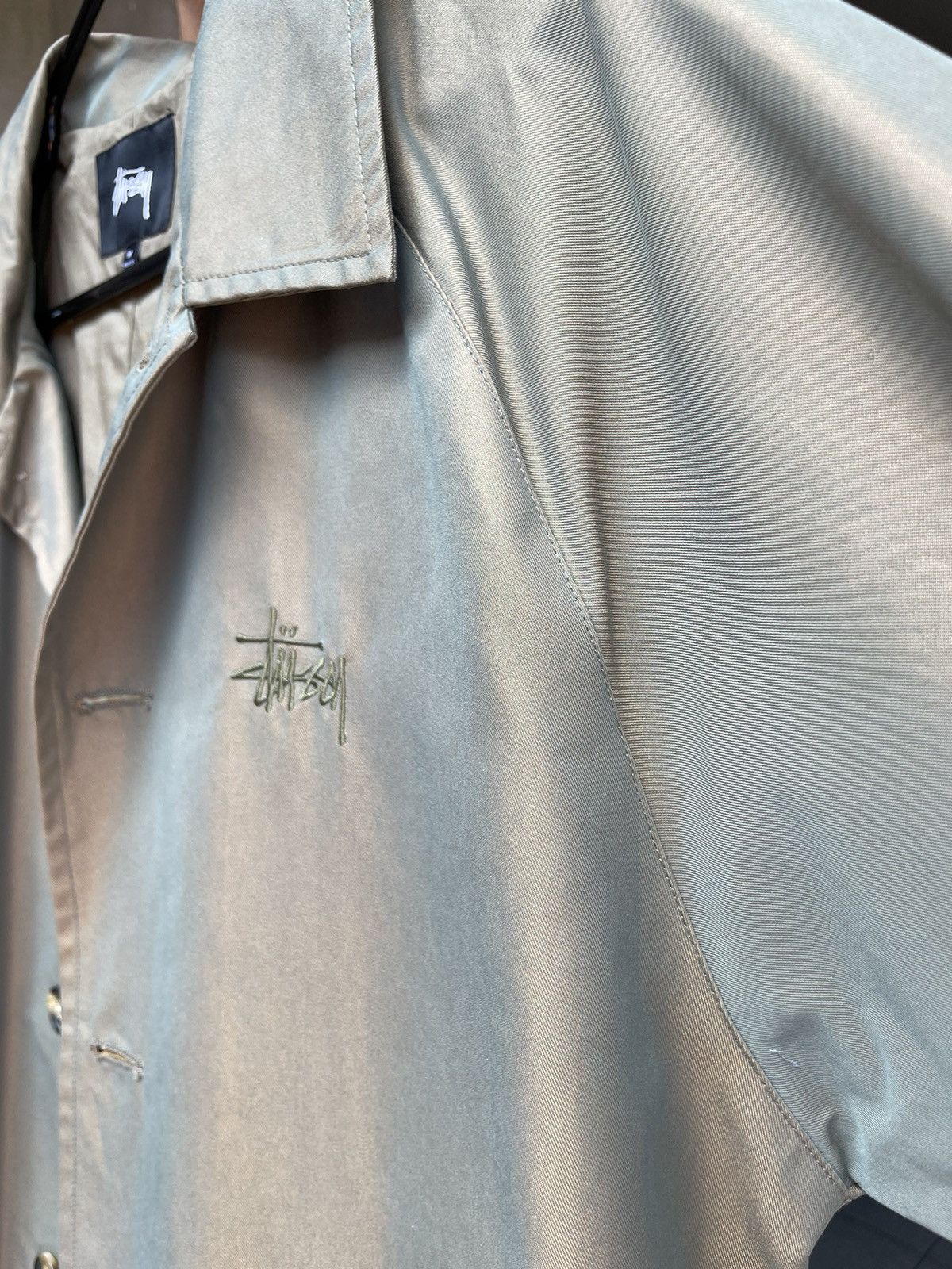 Stussy Stüssy Uptown Iridescent Mac trench coat Size US M / EU 48-50 / 2 - 4 Thumbnail