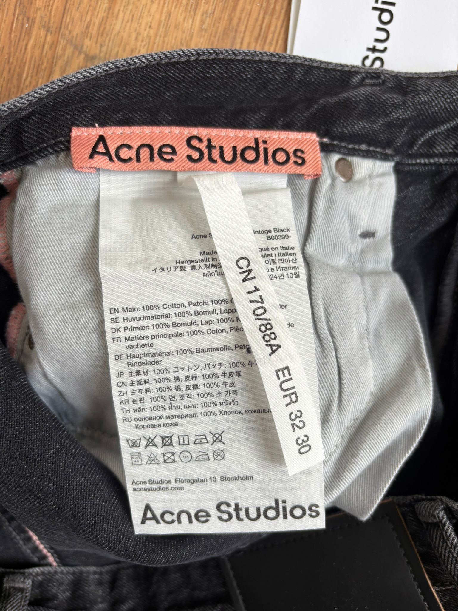 Acne Studios NWT - 1999M Vintage Black Size US 32 / EU 48 - 7 Thumbnail