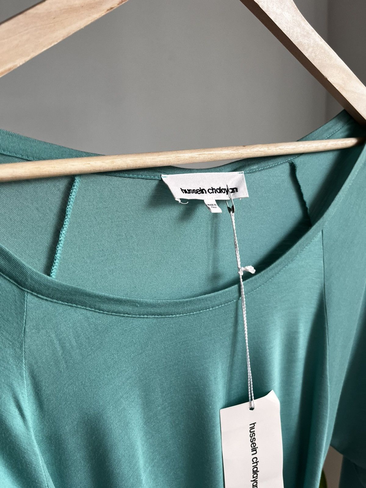 Hussein Chalayan Archive brand new Hussein Chalayan SS09 knot jade dress:m Size M / US 6-8 / IT 42-44 - 3 Thumbnail