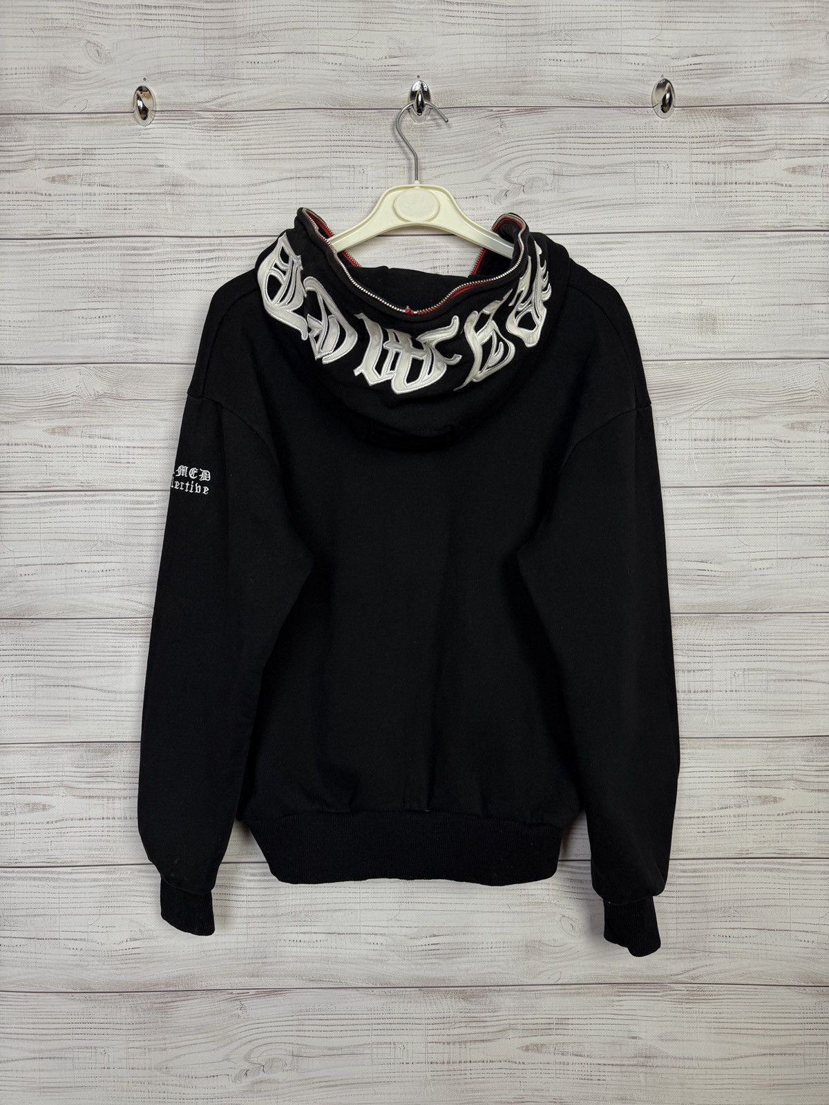 Named Collective Named Collective Mission Zip Hoodie Black/Red Target Size US M / EU 48-50 / 2 - 2 Thumbnail