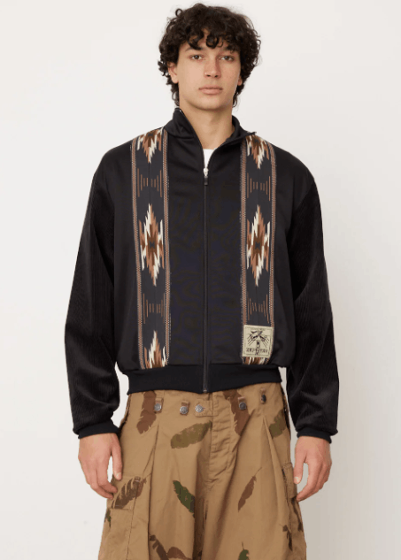 Kapital KAPITAL smooth jersey KOCHI & ZEPHYR track jacket black L Size US L / EU 52-54 / 3 - 14 Thumbnail