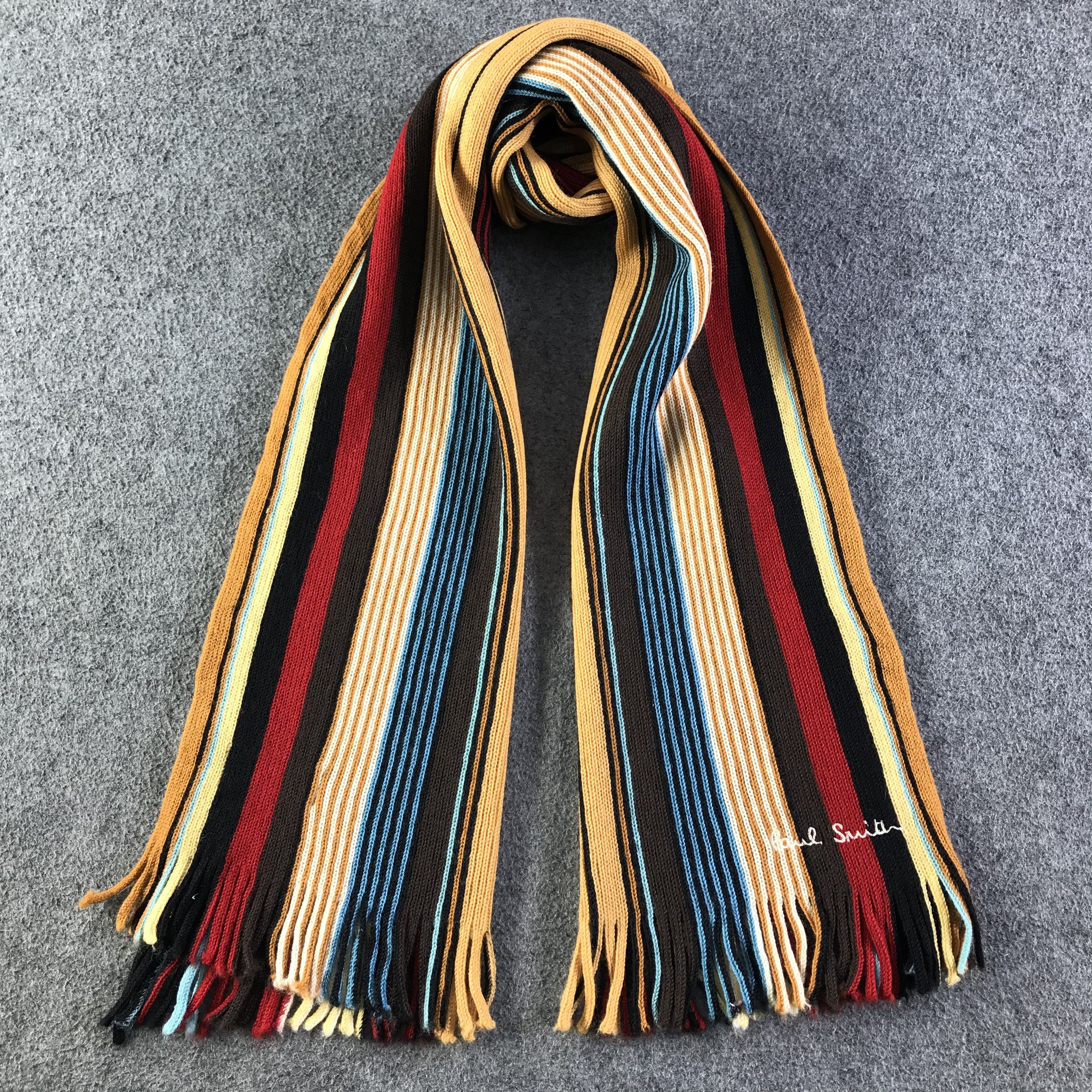 Paul Smith Paul Smith Multicolor Scarf / Muffler / Neckwear SS1532 Size ONE SIZE - 1 Thumbnail
