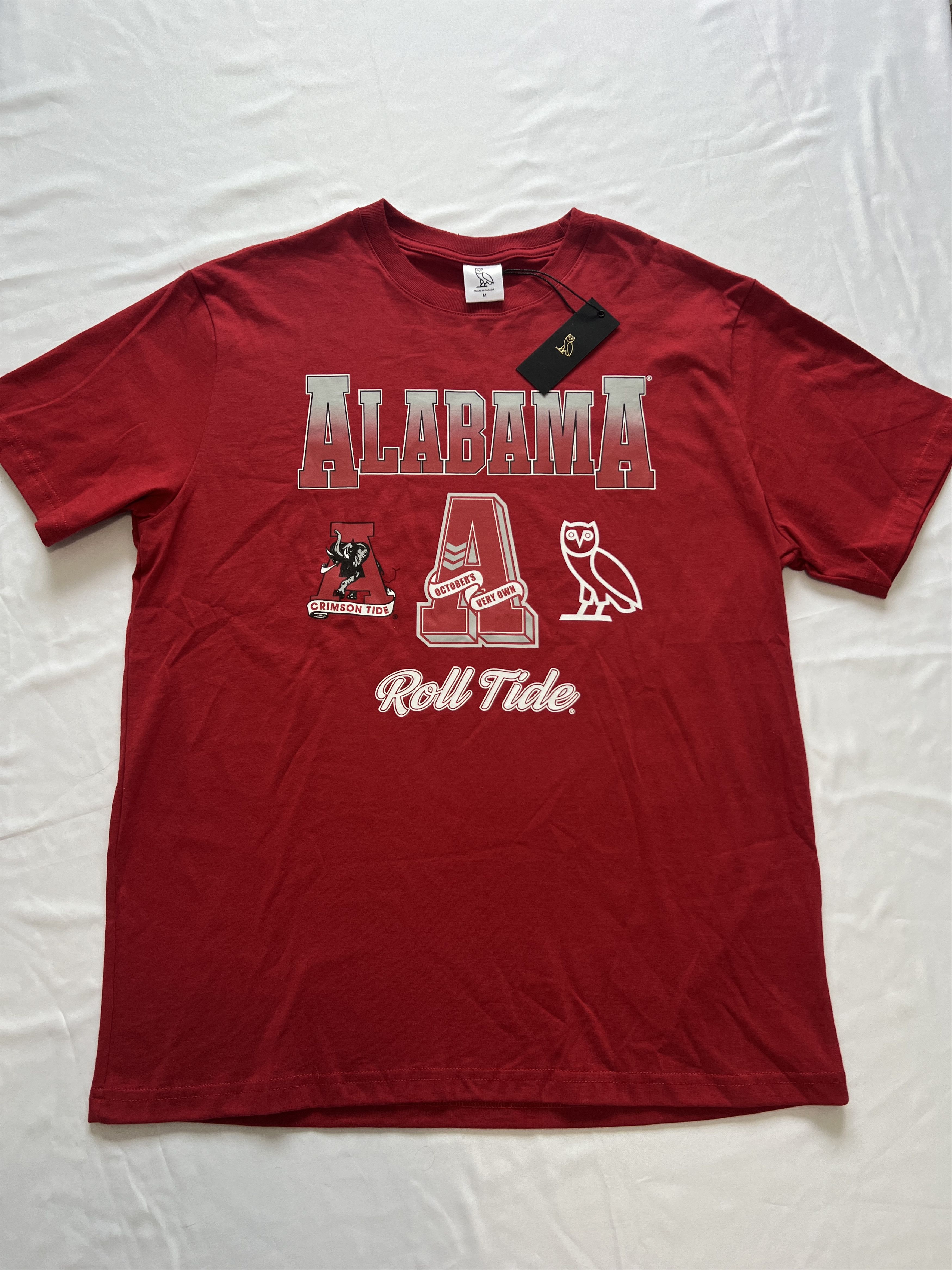 Drake OVO x NCAA Alabama Crimson Tide T-shirt Size US M / EU 48-50 / 2 - 3 Thumbnail