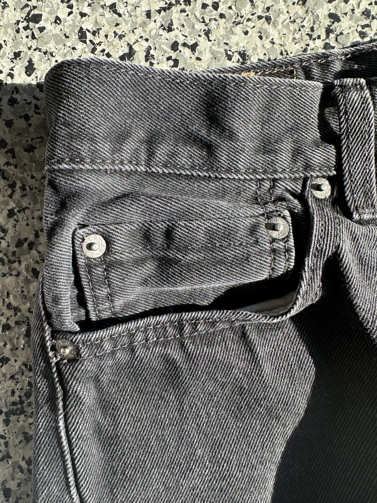 Levi's Black Levi’s 505 Denim Jeans Size US 33 - 5 Thumbnail