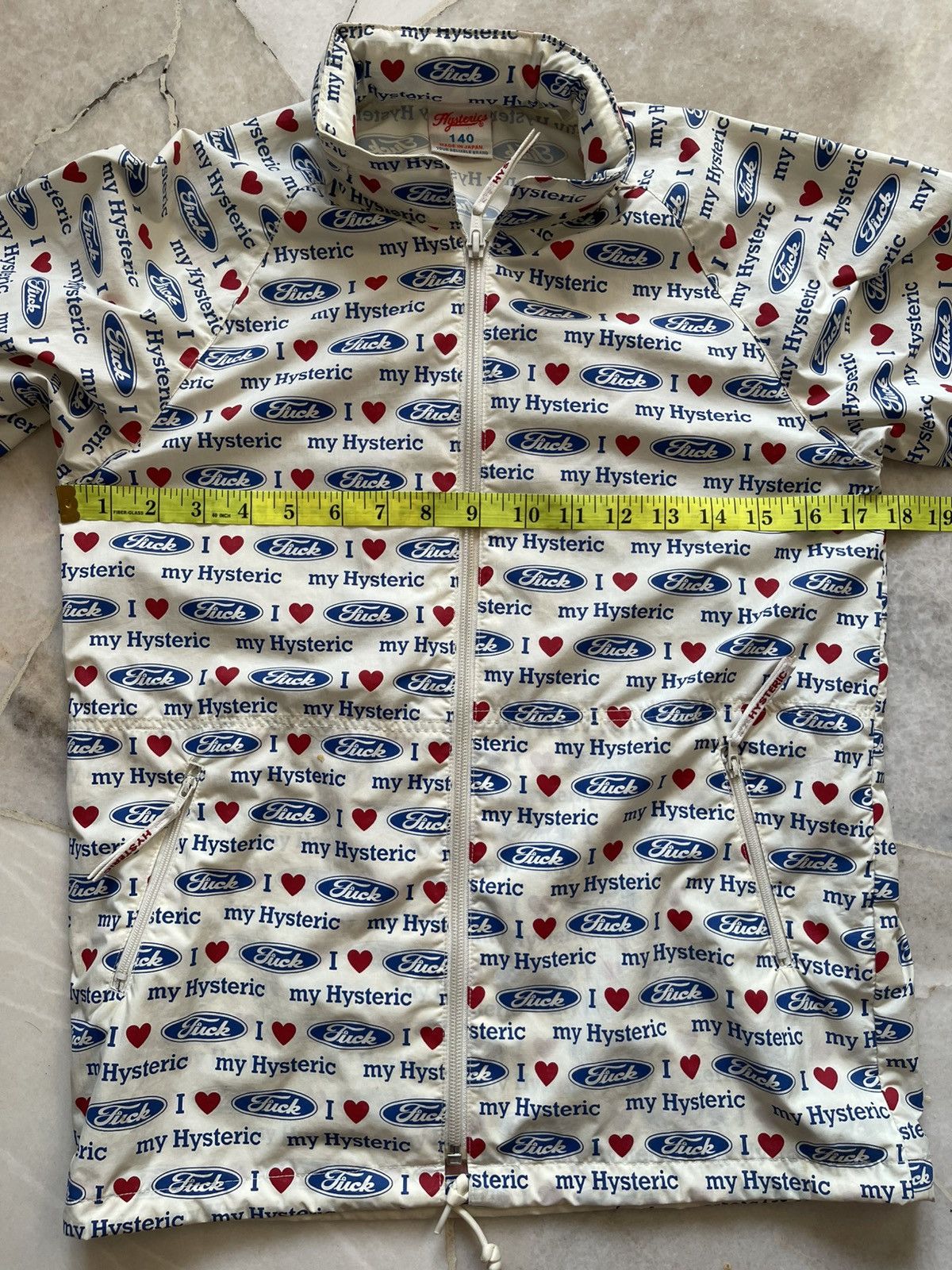 Hysteric Glamour 2000s Hysteric Glamour Overprint Fuck Love JACKET #98 Size US XS / EU 42 / 0 - 10 Thumbnail
