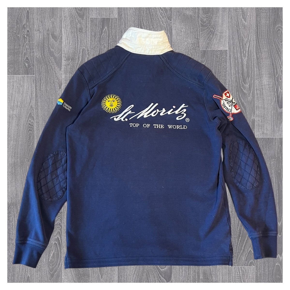 Other Men’s Polo Shirt St. Moritz Size M Navy Blue Switzerland Size US M / EU 48-50 / 2 - 2 Thumbnail