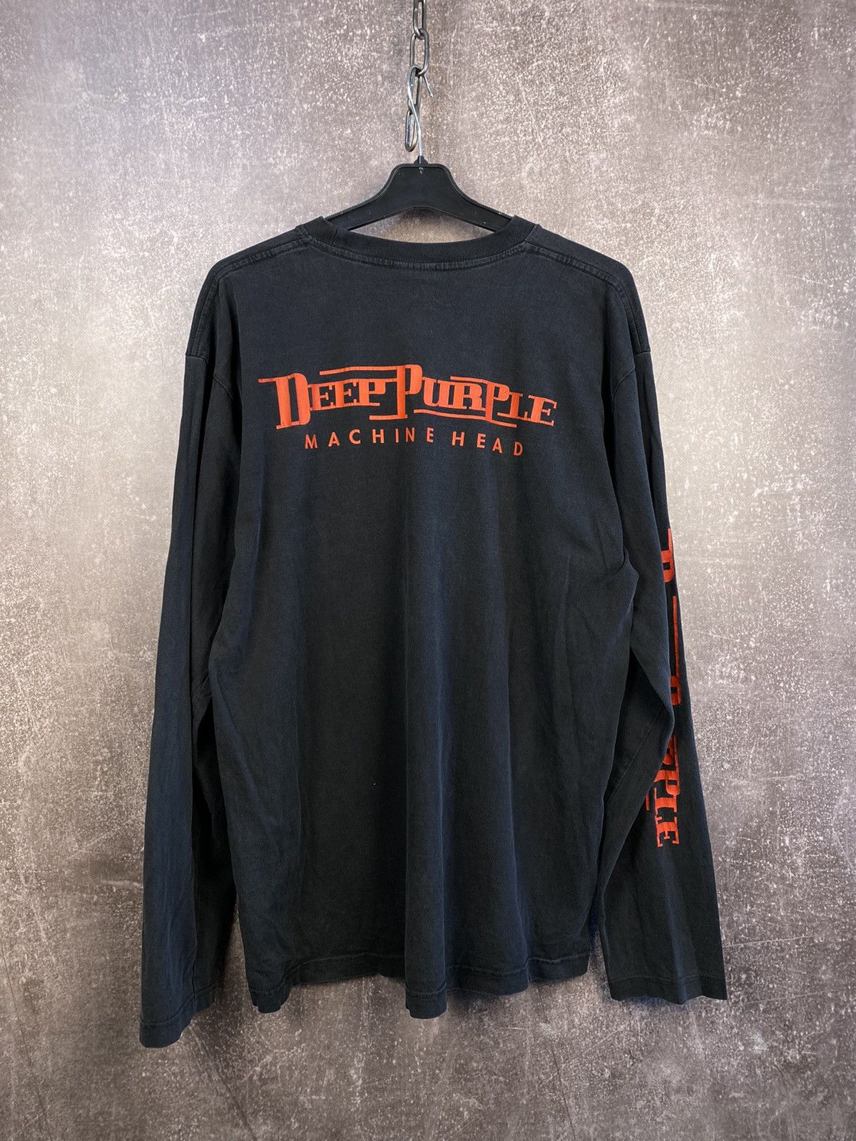 Band Tees × Vintage Vintage Deep Purple Machine Head Black T Shirt 90s Classic Size US L / EU 52-54 / 3 - 2 Thumbnail