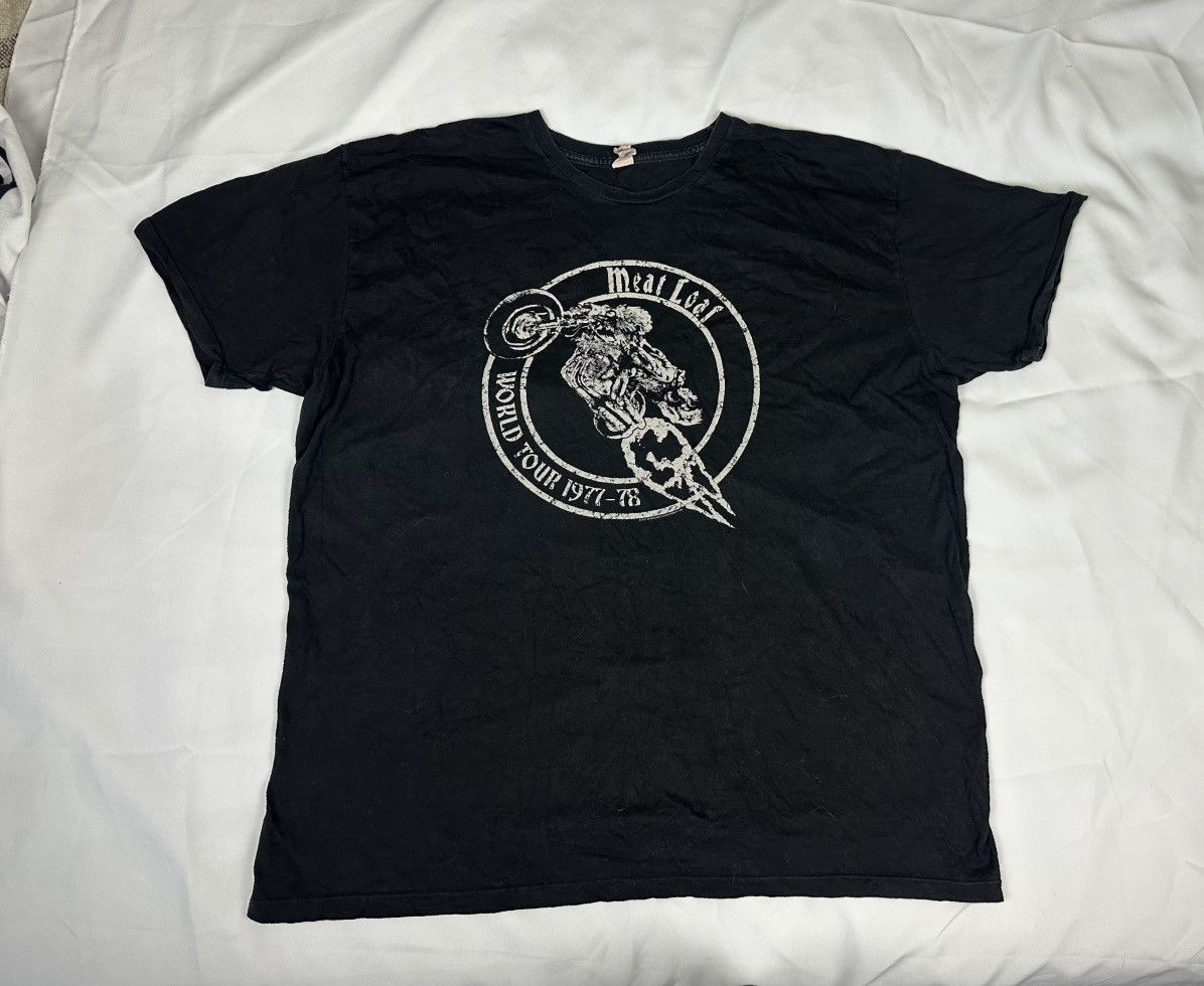 Band Tees Vintage 2007 Mens Meat Loaf World Tour 1977-78 T Shirt XXL Size US XXL / EU 58 / 5 - 1 Thumbnail