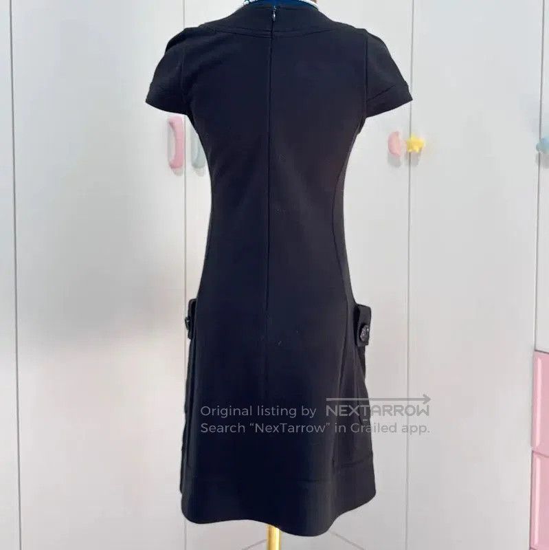 Burberry Burberry Black Wool Blend Short Sleeve Dress. Size M / US 6-8 / IT 42-44 - 2 Thumbnail