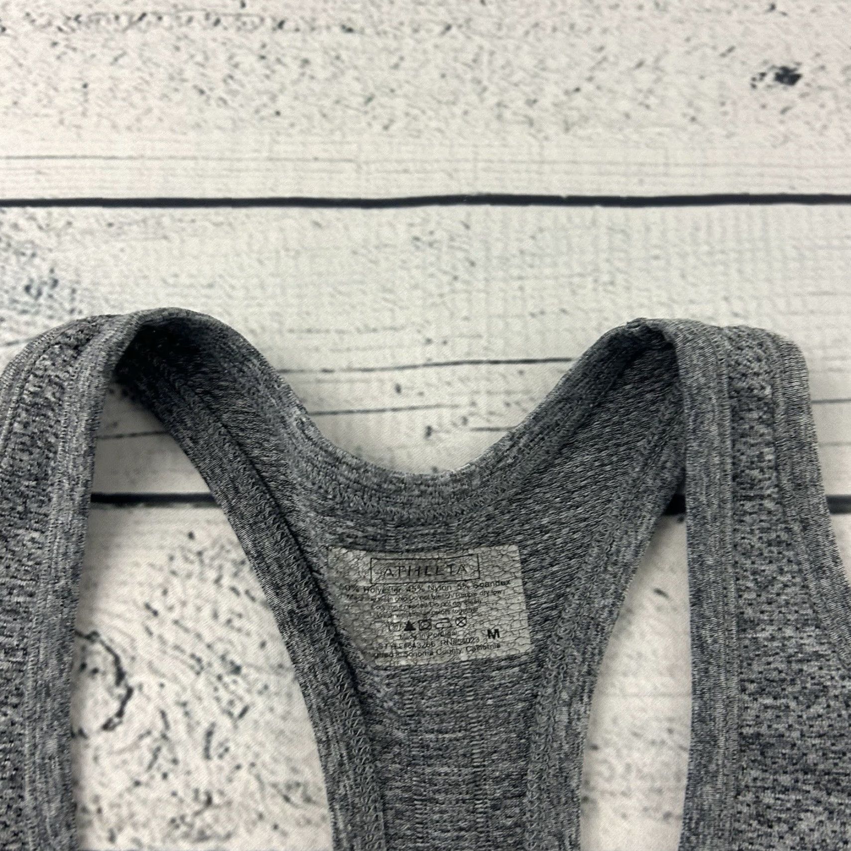 Athleta Athleta Momentum Athletic Racerback Tank Top Women's M Gray Shirt Size M / US 6-8 / IT 42-44 - 2 Thumbnail