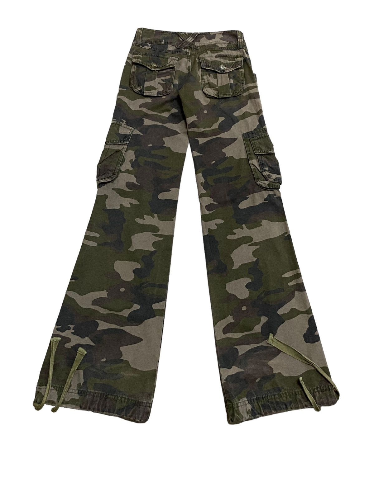 If Six Was Nine Rare Design Vintage Upper Freak Tactical Flared Pants 1990s Size US 28 / EU 44 - 2 Thumbnail