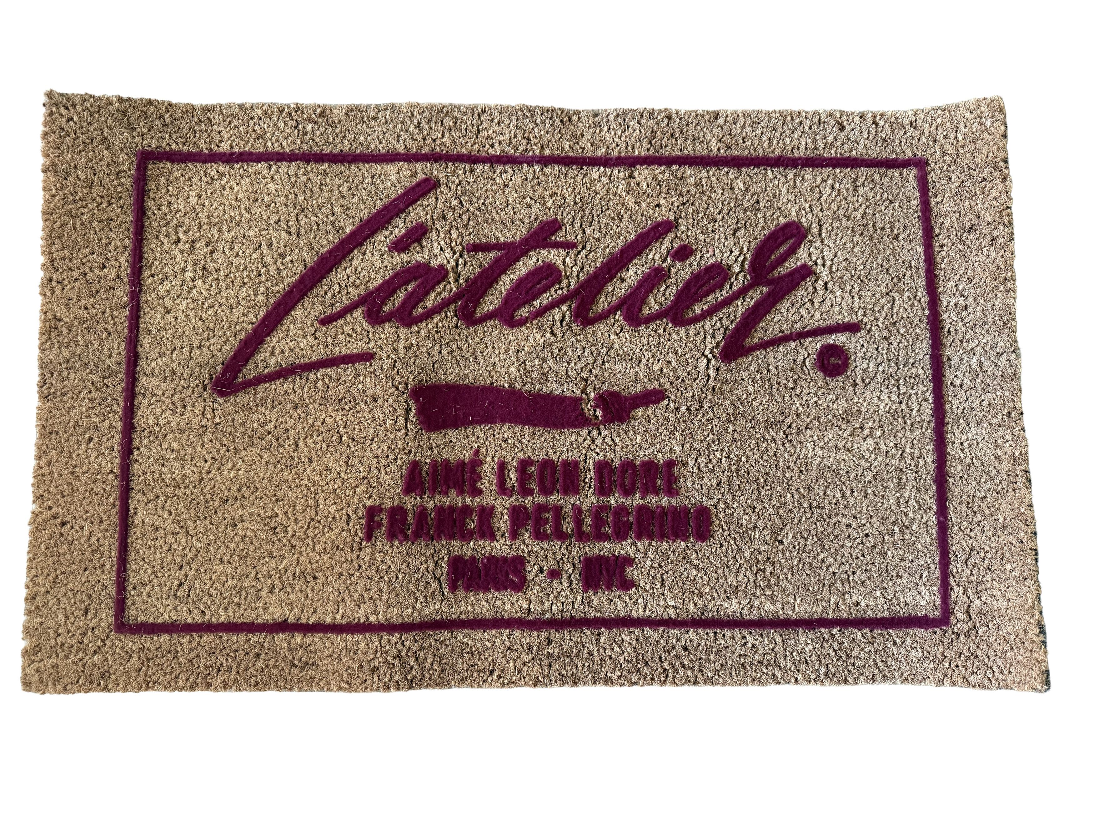 Aime Leon Dore Frank Pellegrino L’Atelier Door Mat Natural Coir Rug 2023 Size ONE SIZE - 2 Thumbnail